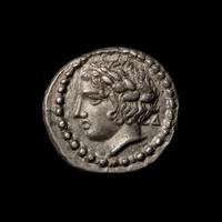 [ANCIENTS] MACEDON. Chalcidian League (c. 432-348 BC). Ar Tetrobol. (2.3 g, 14mm)