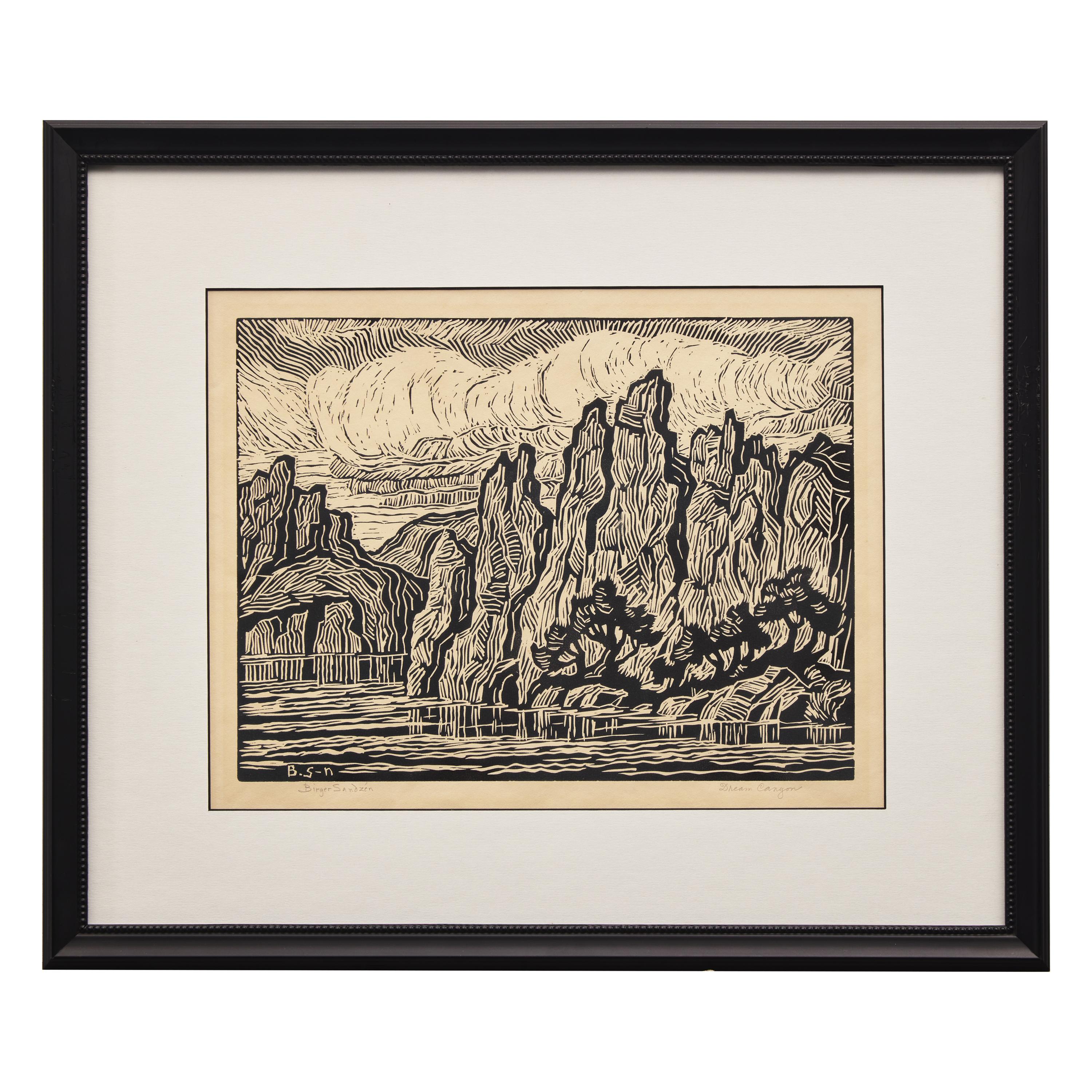 Birger Sandzen (American, 1871–1954) — Dream Canyon ; together with Summertime (Two Works)