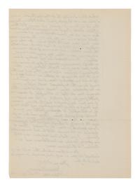 [BOOTH, John Wilkes (1838-1865)]. PEACOCK, James. Autograph letter signed ("James Peacock") to J.E. Boos. [Massilion], Ohio, 25 February 1914.