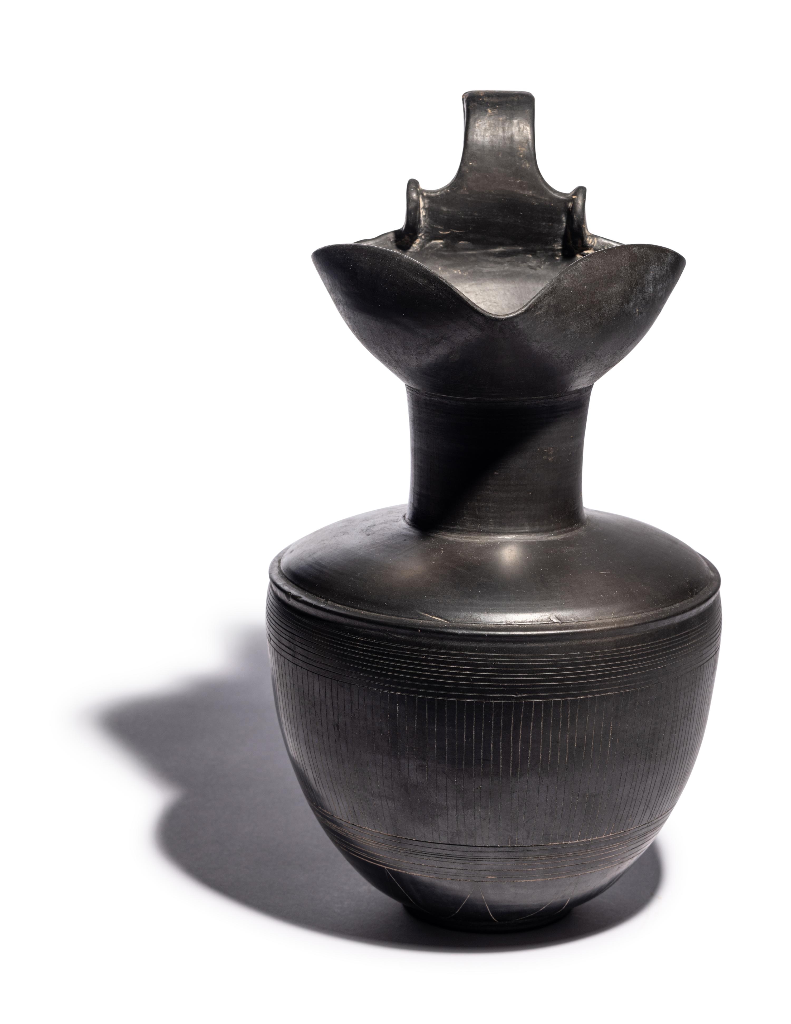 An Etruscan Bucchero Oinochoe