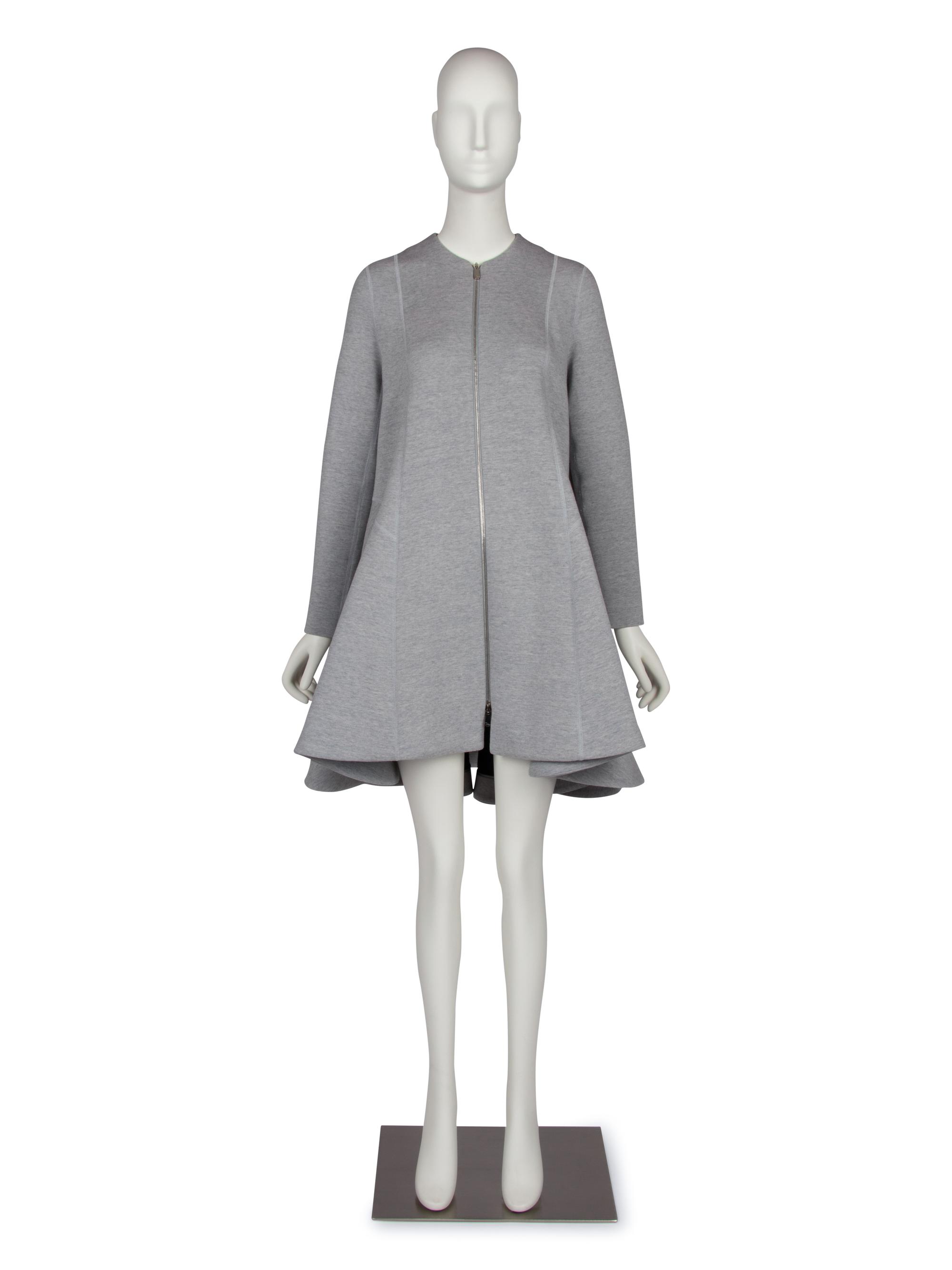 Christian Dior Gray Swing Coat, c. 2016
