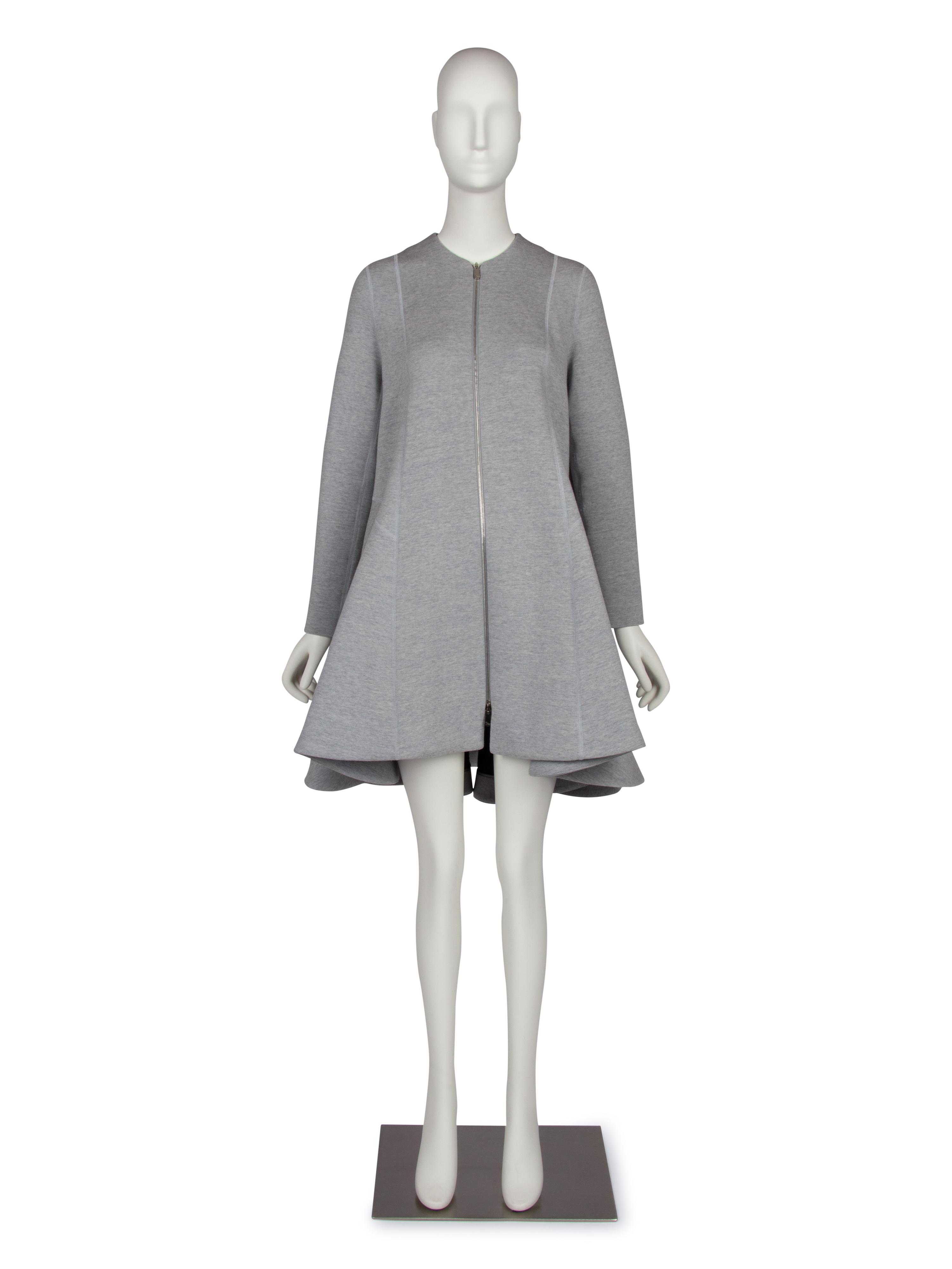 Christian Dior Gray Swing Coat, c. 2016