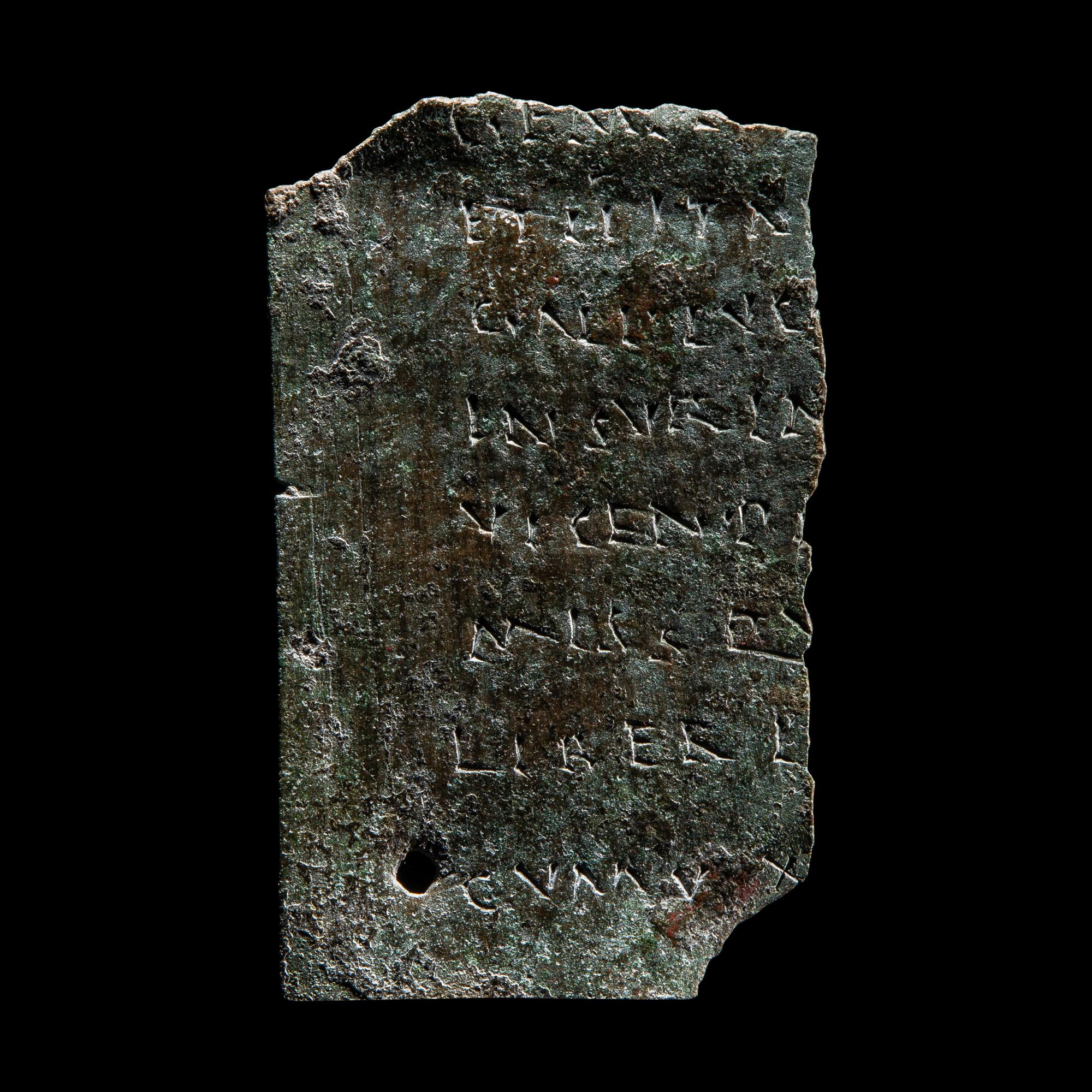A Roman Bronze Military Diploma for Auxiliaries in Syria