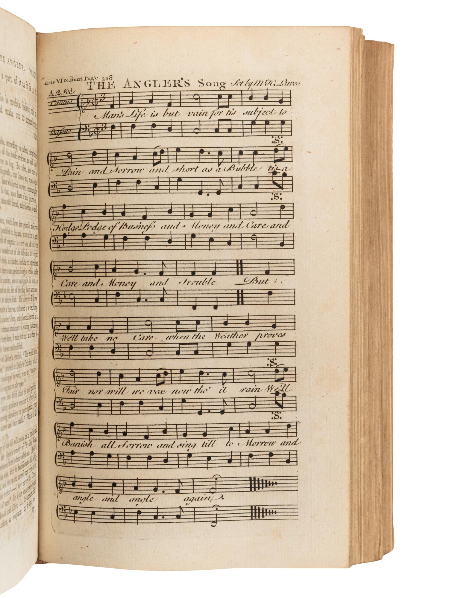 WALTON, Izaak (1593-1683) and Charles COTTON (1630-1687). The Compleat Angler. Sir John Hawkis, editor. London: John, Francis, and Charles Rivington, 1784.