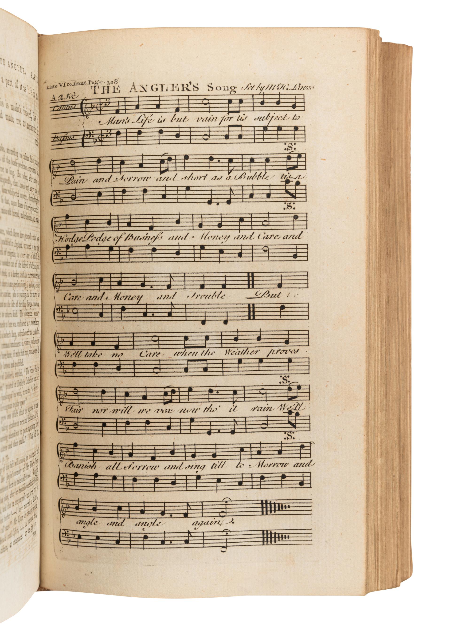WALTON, Izaak (1593-1683) and Charles COTTON (1630-1687). The Compleat Angler. Sir John Hawkis, editor. London: John, Francis, and Charles Rivington, 1784.