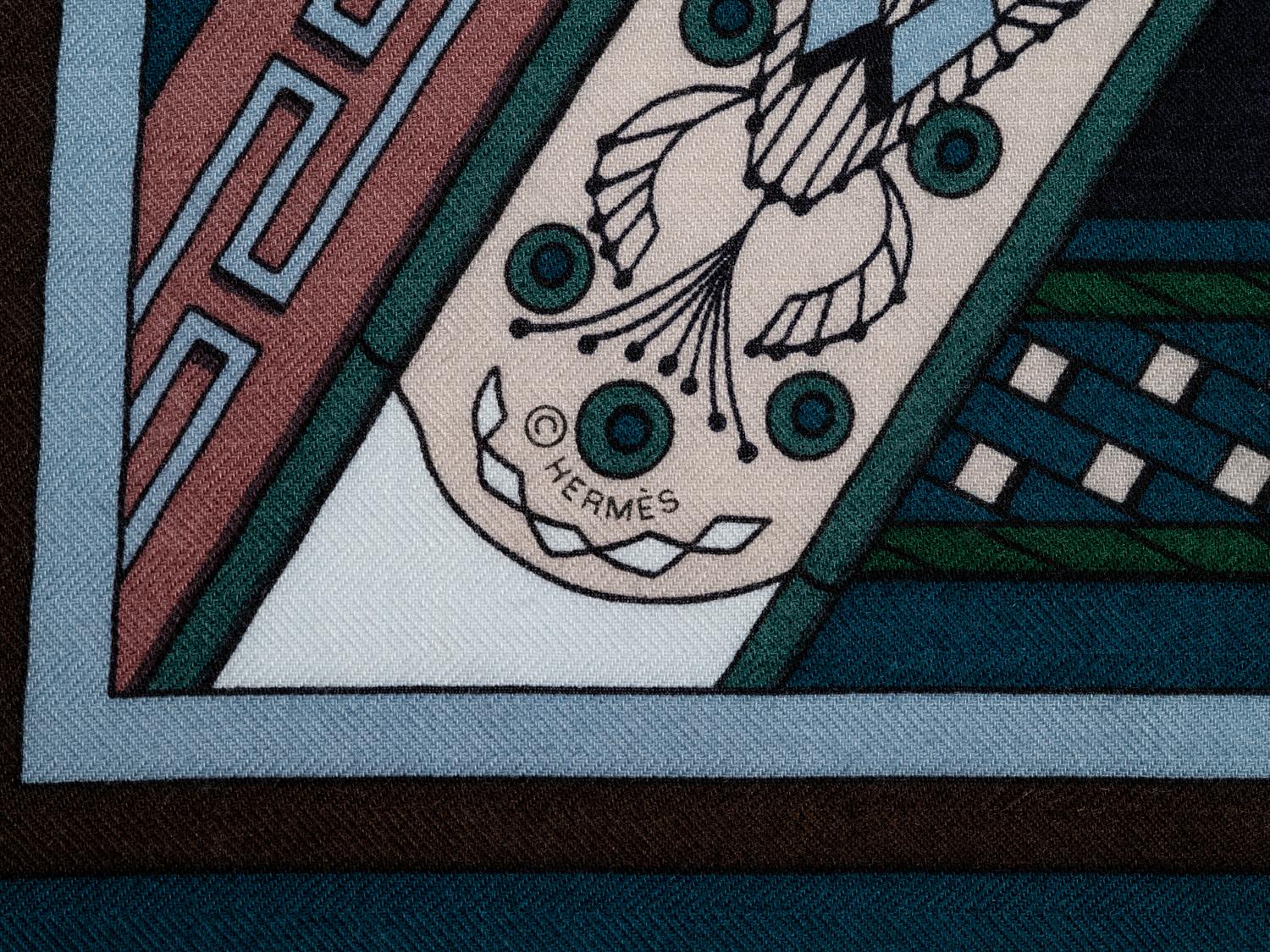 Hermès 140cm Cashmere/Silk Scarf