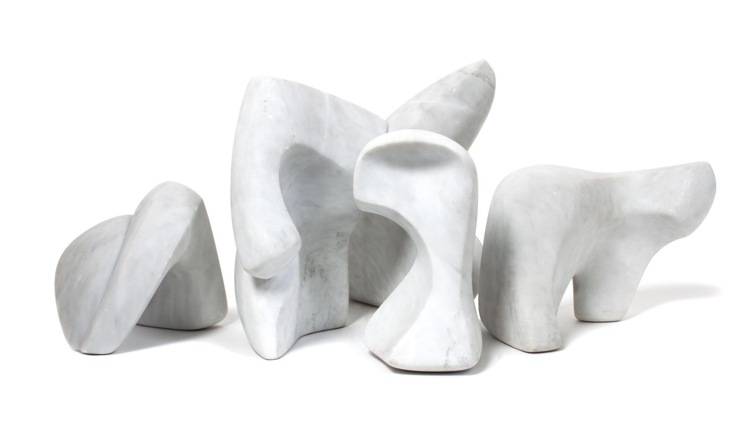 Helaine Blumenfeld, (American, b. 1942), Family, 1981, a five-part scale model of the work at the Henry Reuss Federal Plaza, Milwaukee,