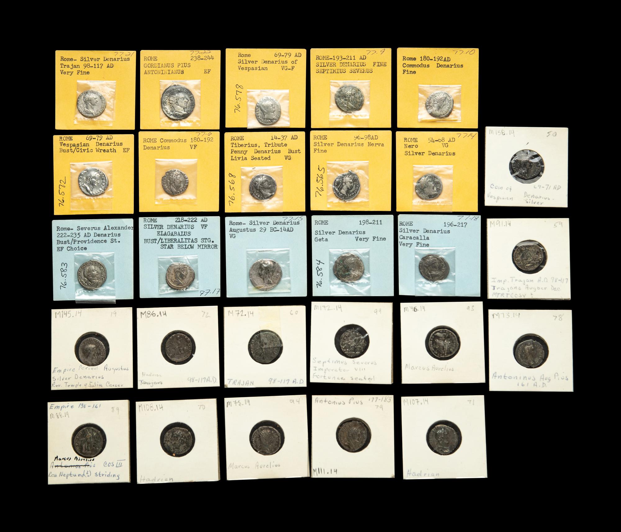 [ANCIENT] A Collection of Twenty-Eight AR Denarii (1st Century BCE-2nd Century CE)
