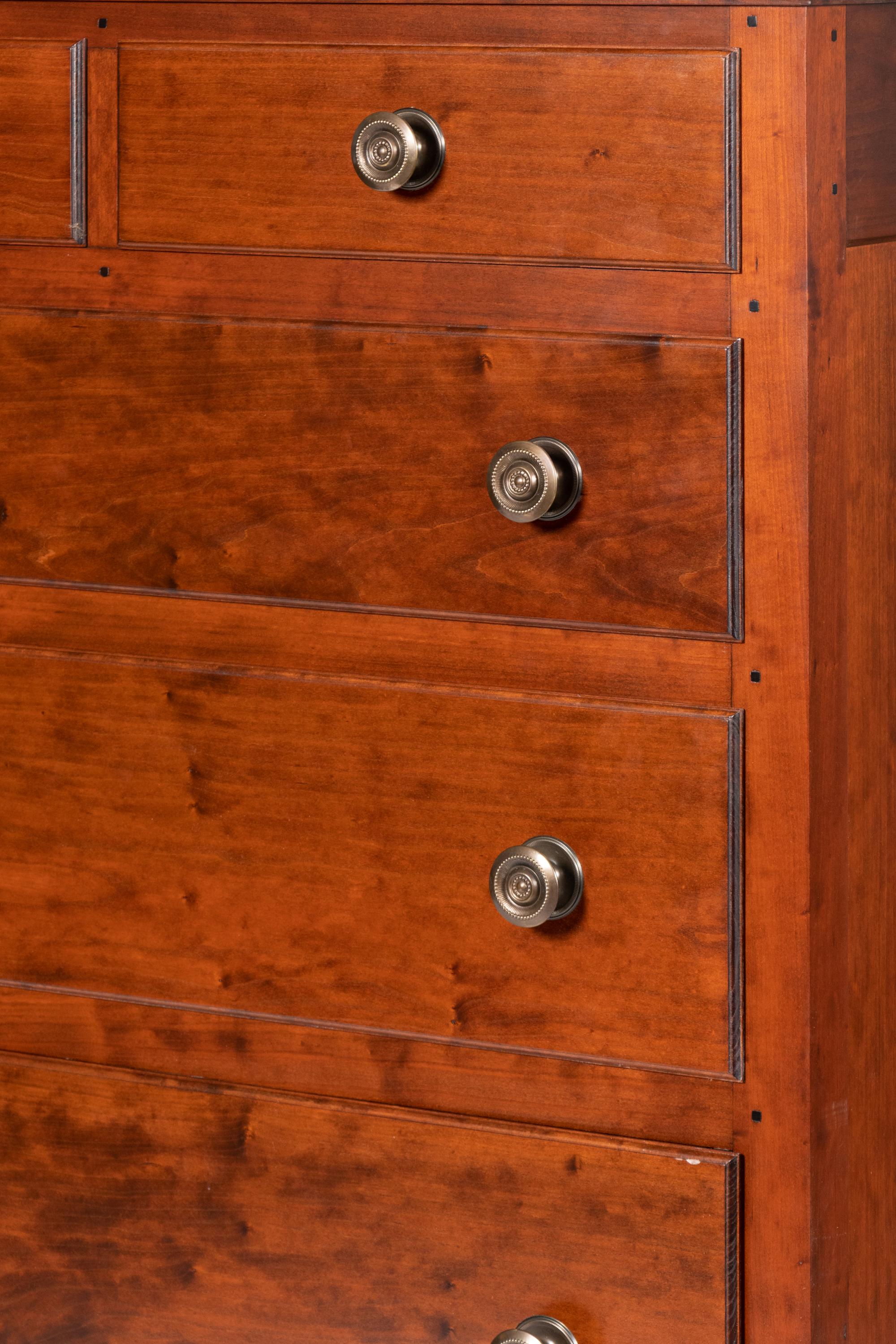 A Federal Style Walnut Chest of Drawers
