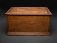 An Oak Three-Drawer Apothecary Cabinet with Specimen Tins
