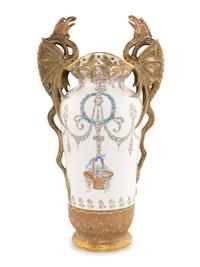 An Amphora (Reissner, Stellmacher and Kessel) Earthenware 'Dragon' Vase