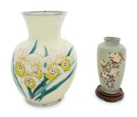 Two Japanese Cloisonné Vases