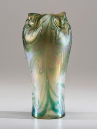 An Iridescent Glass Vase, attributed to Wilhelm Kralik