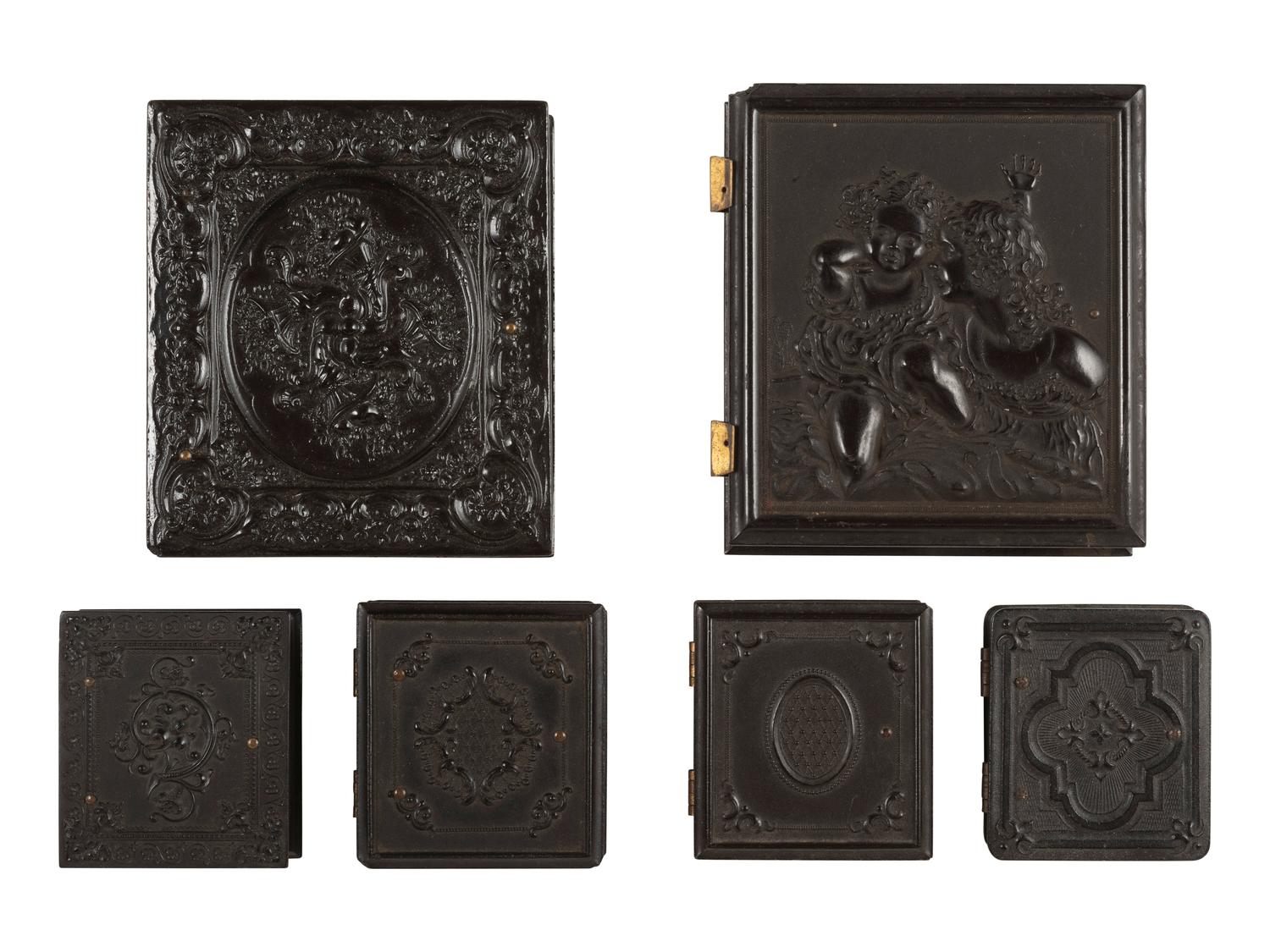 [EARLY PHOTOGRAPHY]. 37 assorted Union cases.