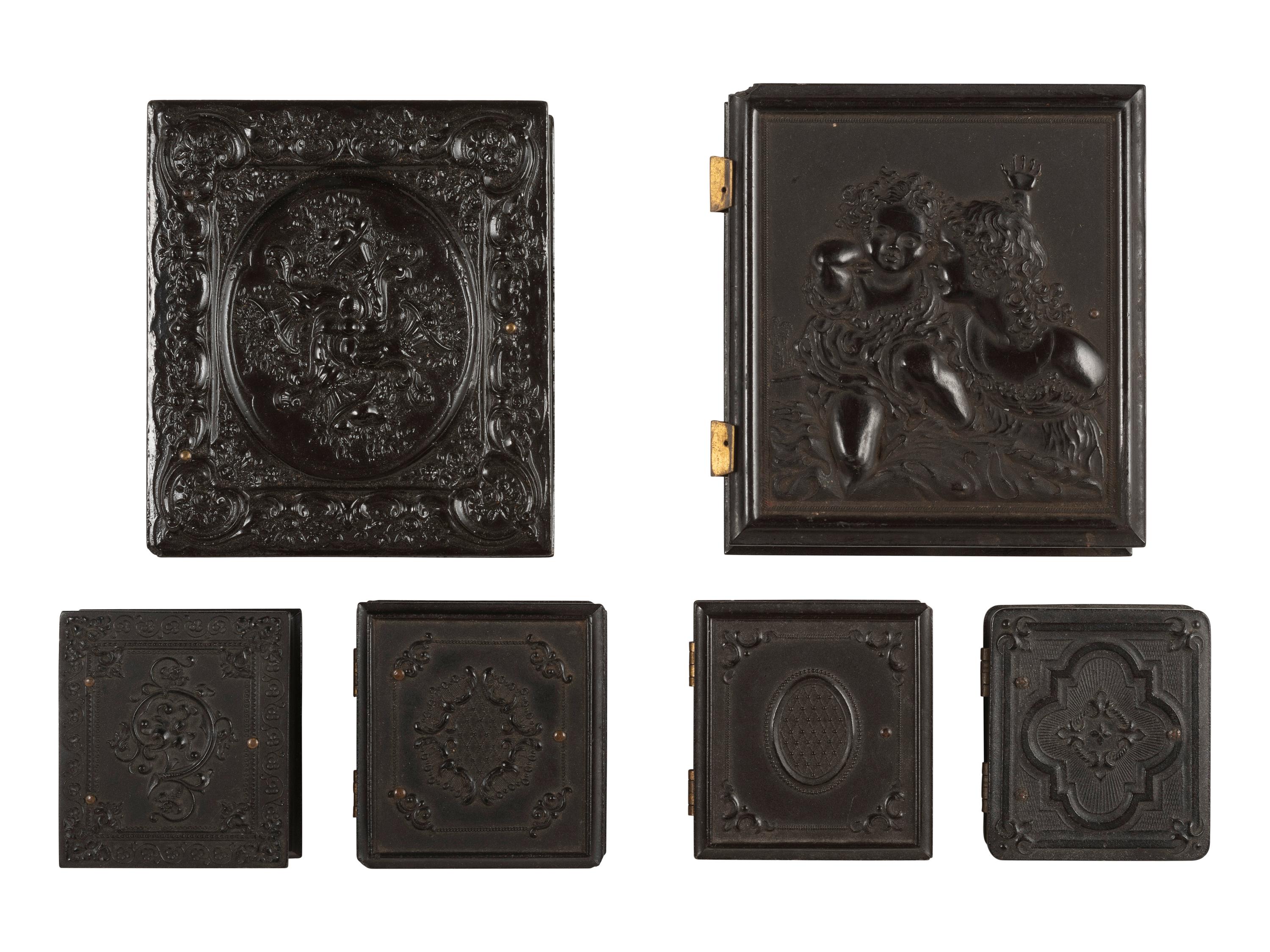 [EARLY PHOTOGRAPHY]. 37 assorted Union cases.