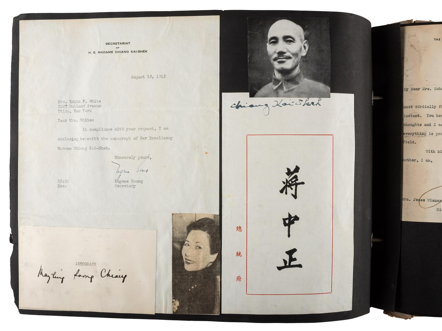 [AUTOGRAPHS]. Autograph album containing over 200 signatures from a diverse array of 19th-20th century figures.