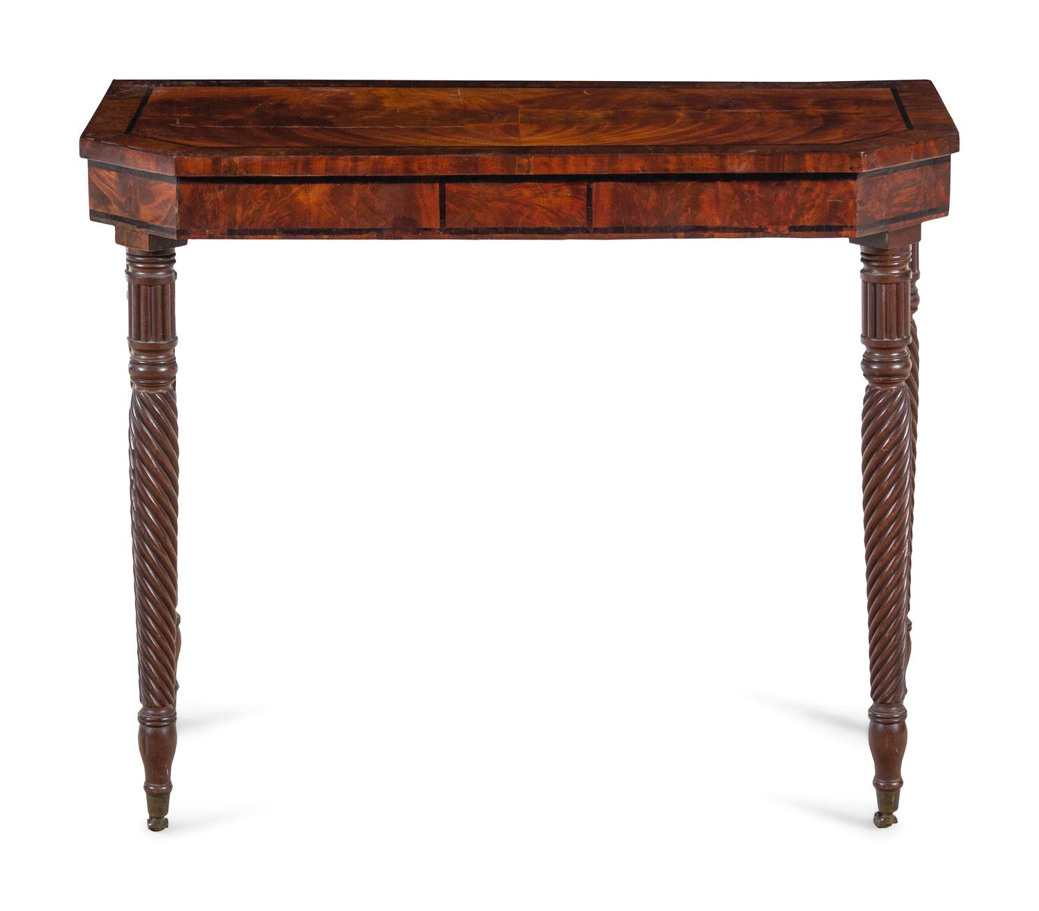 A Classical Mahogany Console Table