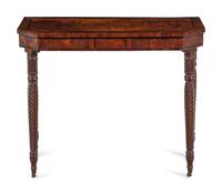 A Classical Mahogany Console Table