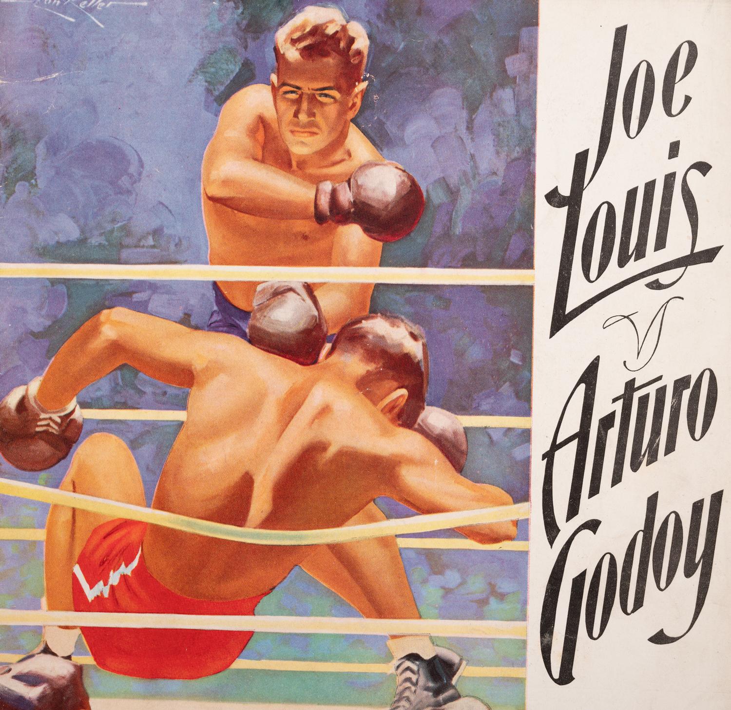A June 20 1940 Joe Louis vs. Arturo Godoy Heavyweight Boxing Championship On Site Fight Program