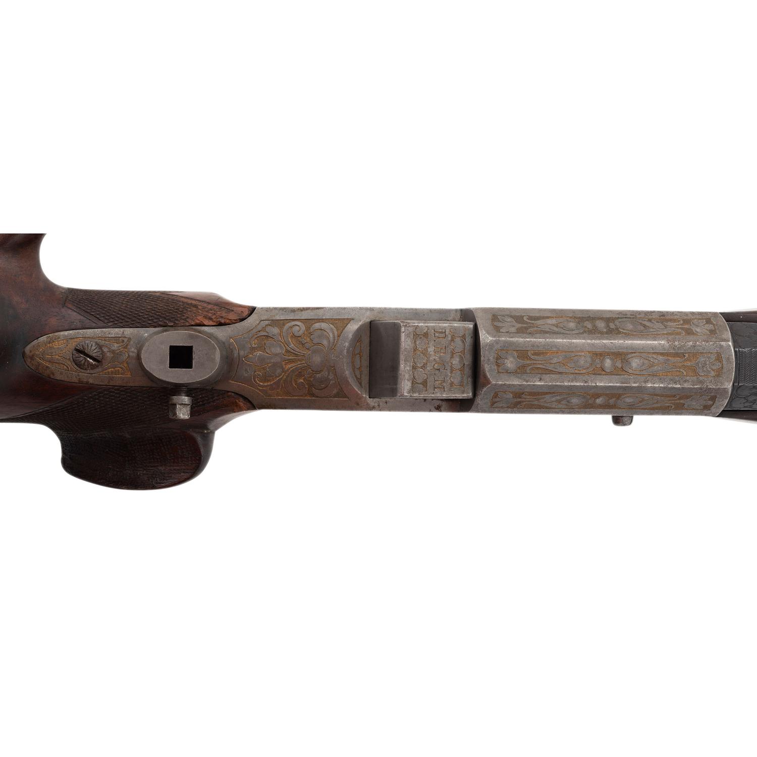 ** Engraved Austrian Schuetzen Rifle by Franz Stepan of Wels