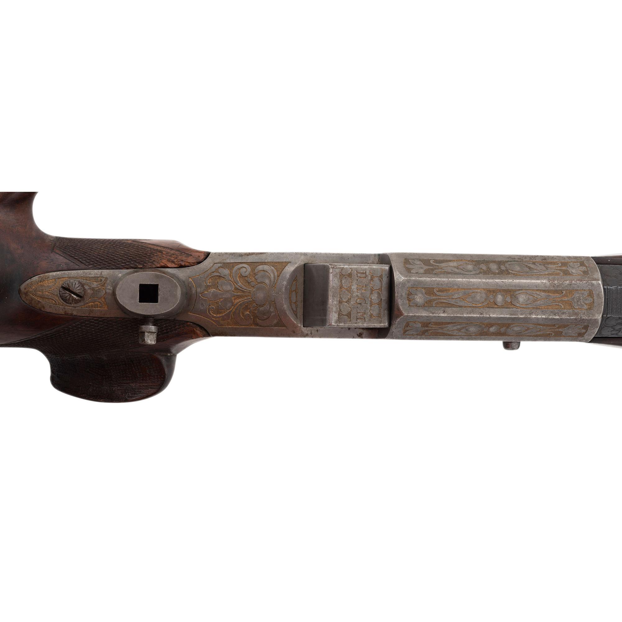 ** Engraved Austrian Schuetzen Rifle by Franz Stepan of Wels