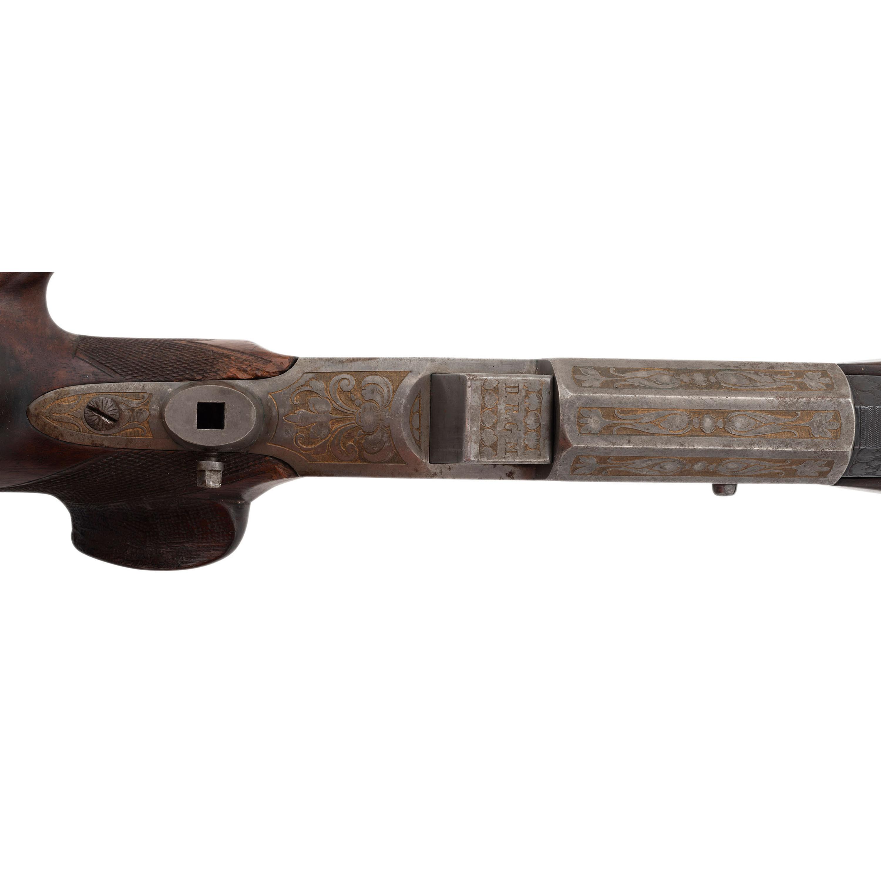 ** Engraved Austrian Schuetzen Rifle by Franz Stepan of Wels