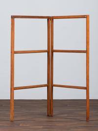 A Country Carved Pine Quilt Rack