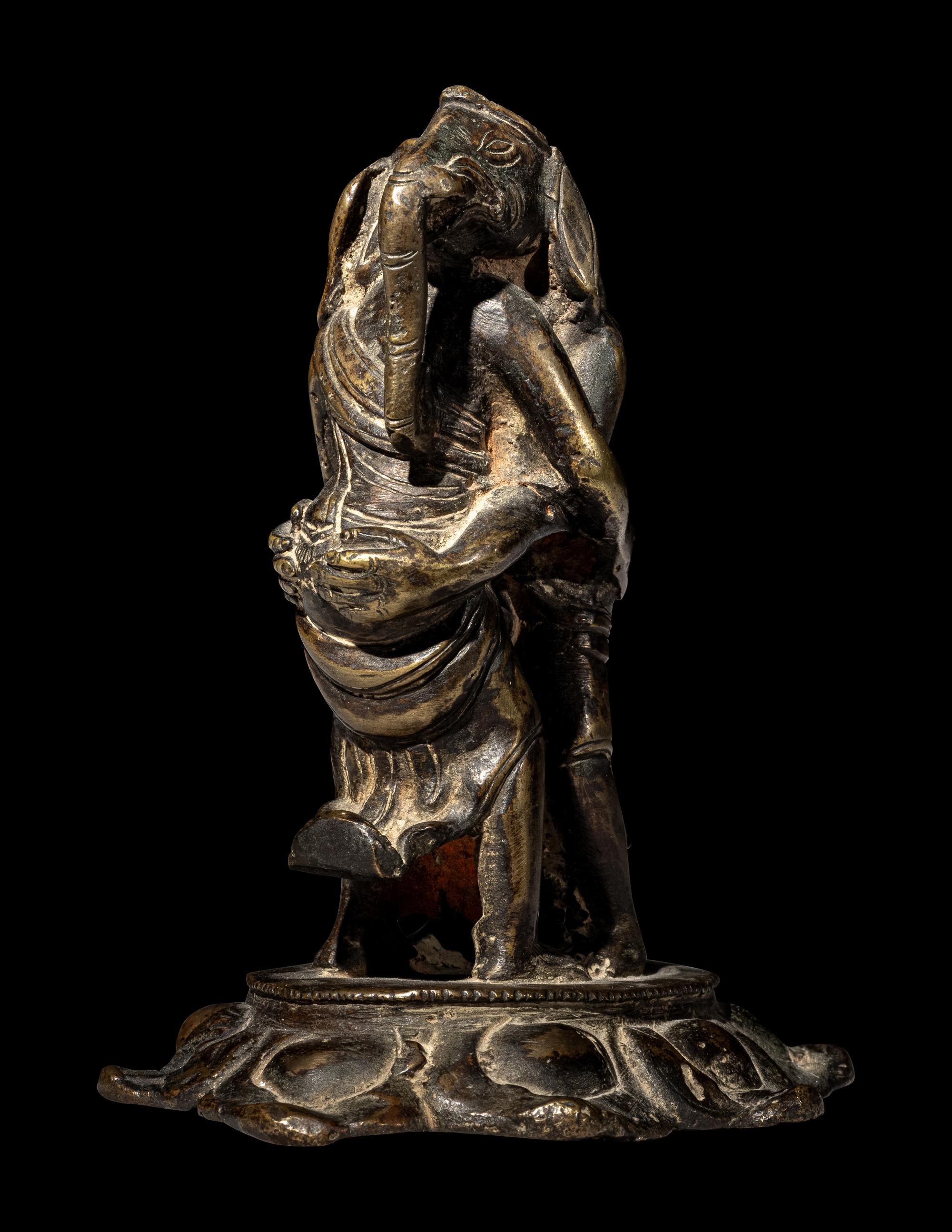 A Japanese Bronze Figure of Daisho Kwangiden