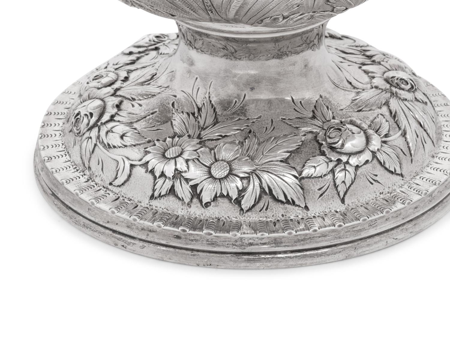 A Rare S. Kirk & Son Silver Vase