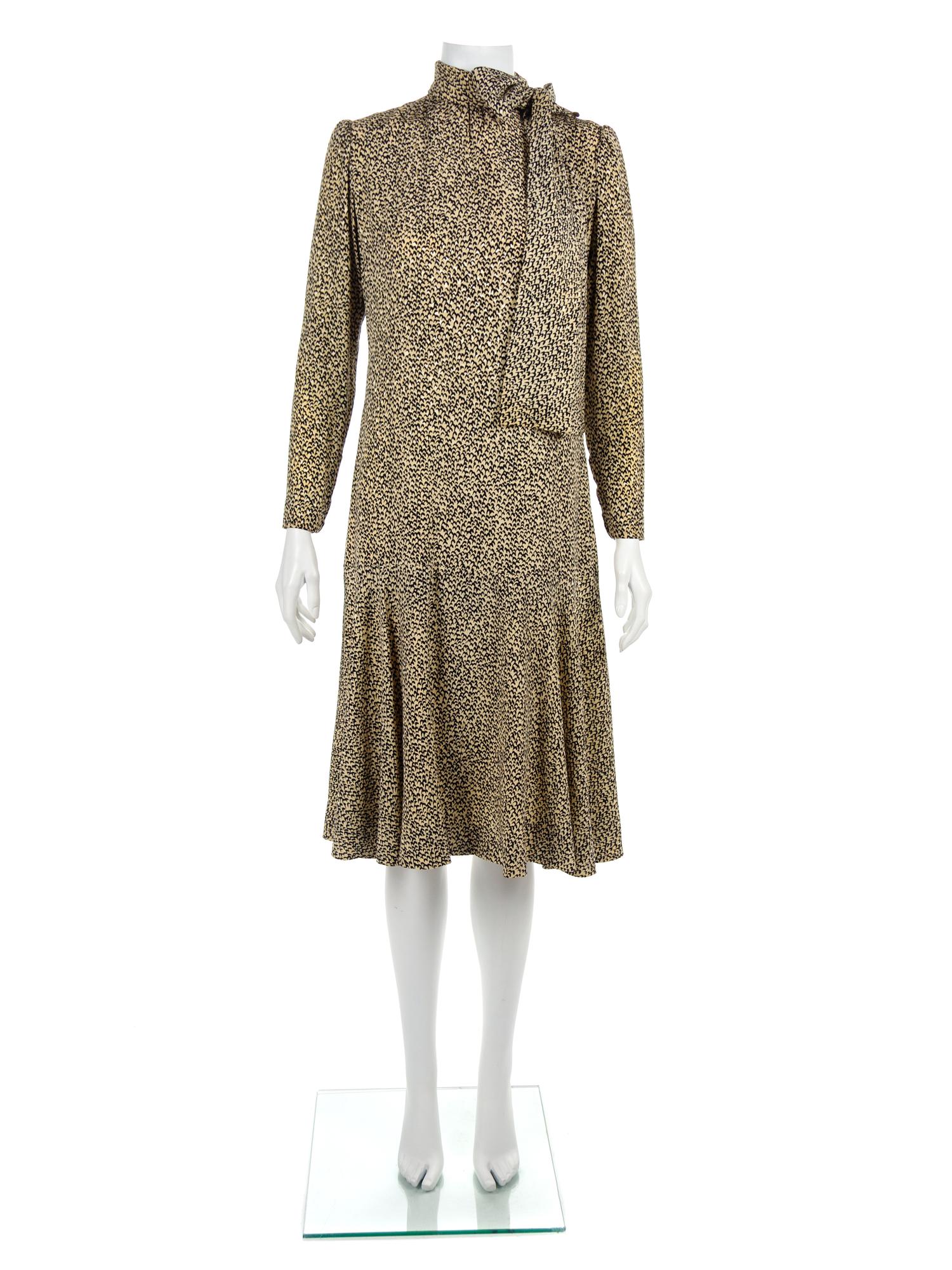 Yves Saint Laurent Haute Couture Dress, c.1975
