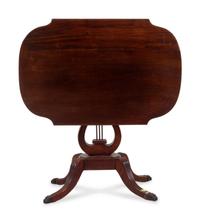 A Classical Style Mahogany Tilt-Top Table