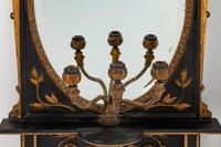 A Pair of English Parcel-Gilt and Ebonized Girandole Mirrors — 19TH CENTURY
