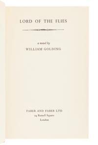 GOLDING, William (1911-1993). Lord of the Flies . London: Faber and Faber, 1954.