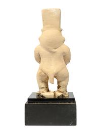 An Egyptian Painted Limestone Bes