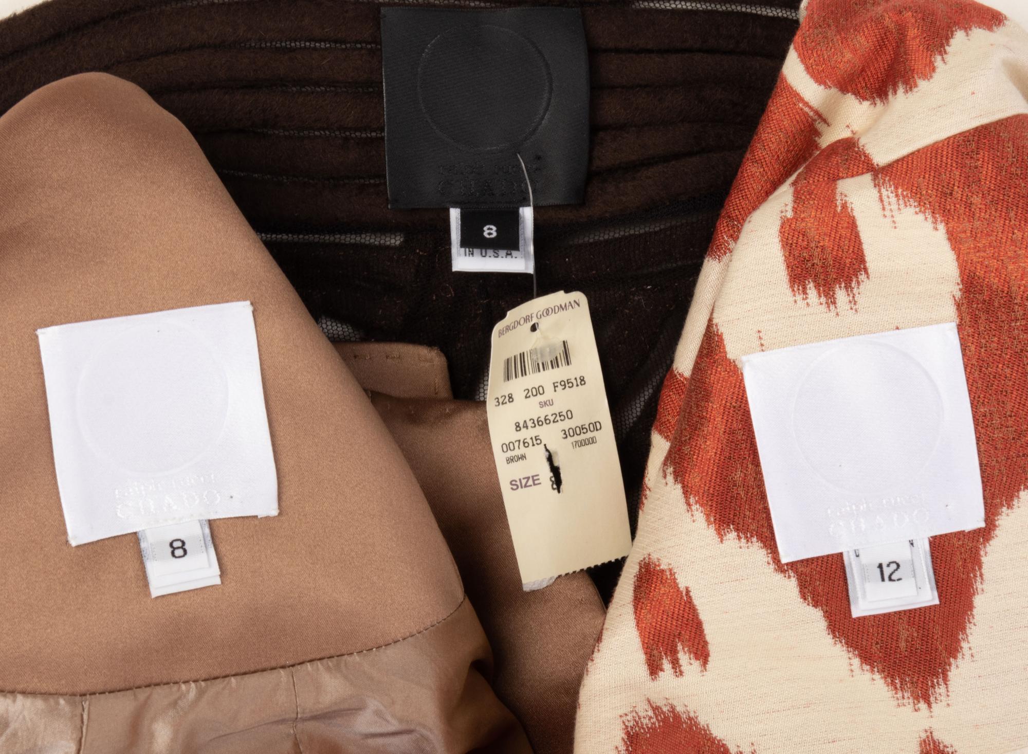 Three Chado Ralph Rucci Jackets, 1990-2000s