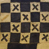 A Hand Woven Kuba Cloth 166" W x 23" H — Democratic Republic of the Congo, Mid-20th Century