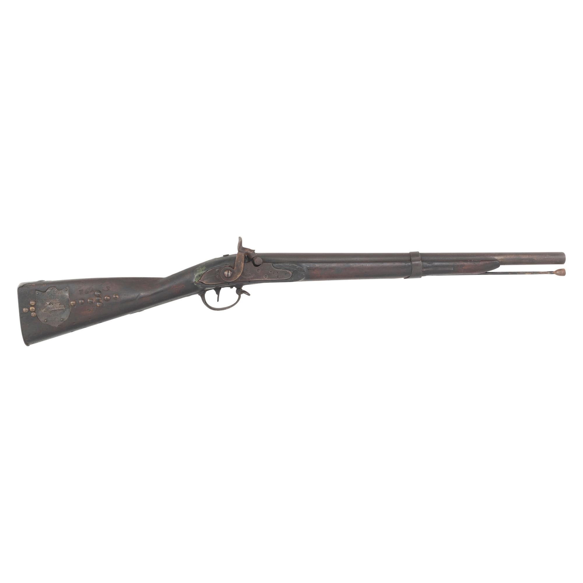 Cut Down Percussion Drum Conversion of a US Model 1795 Musket with Decorative Additions