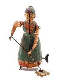 A Distler Tin "Busy Lizzie" Toy