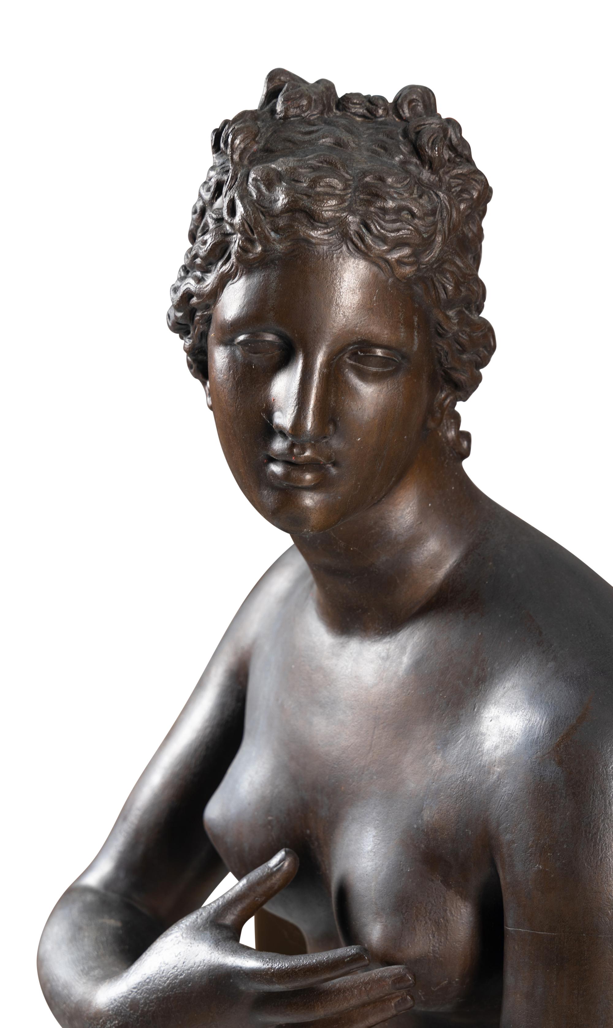 A Bronze Figure of Venus de Medici After the Antique
