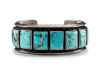 Silver and Turquoise Cuff Bracelet