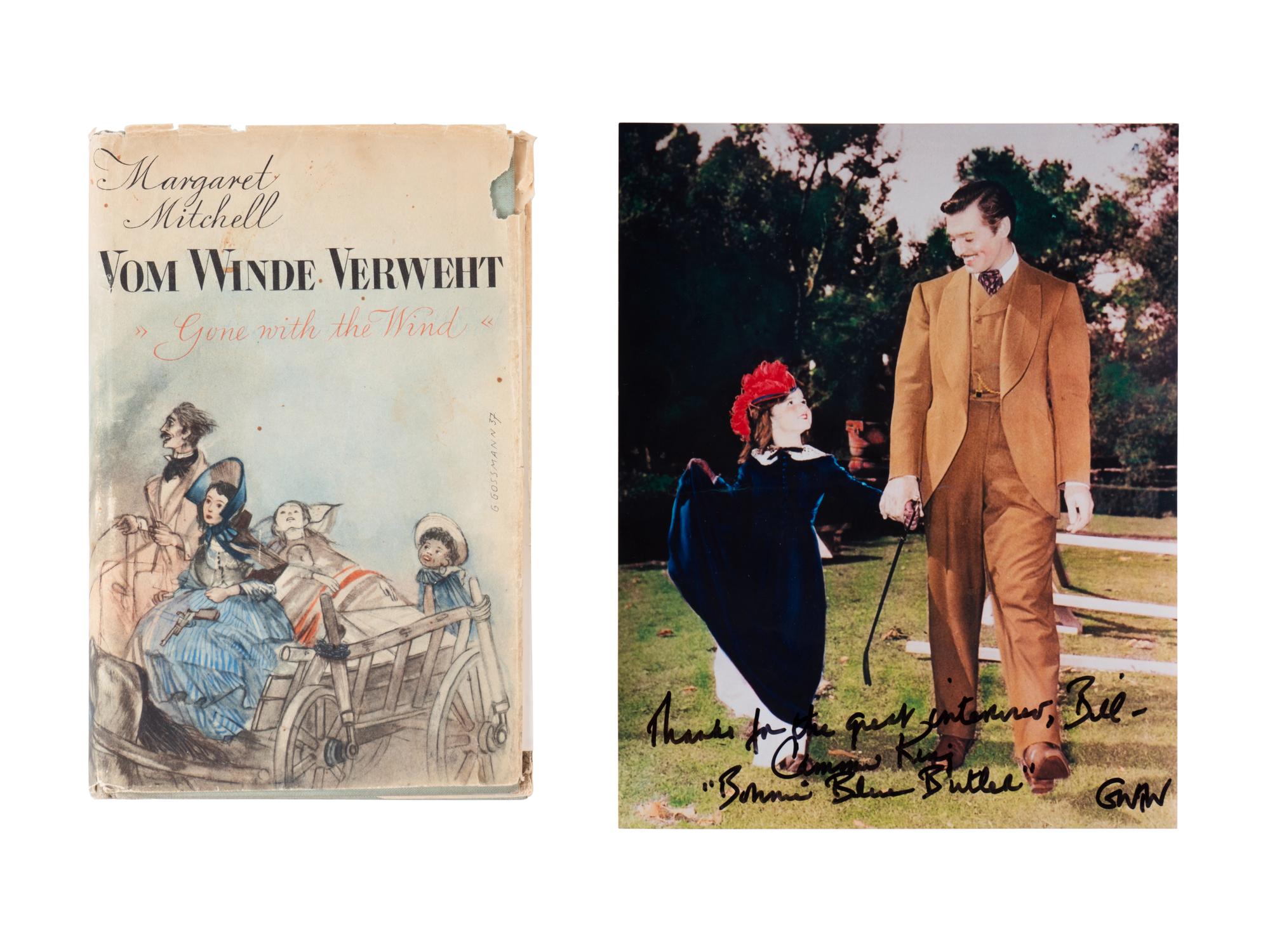 (Books) MITCHELL, Margaret (1900-1949). Gone With the Wind . Hamburg: H. Goverts Verlag, 1938.