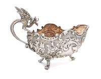 A German Silver Sauce Boat