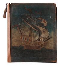 [AUTOGRAPHS]. Scrapbook containing autographs and ephemera, including scarce Revolutionary War-era imprints.
