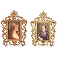 Two Continental Porcelain Plaques