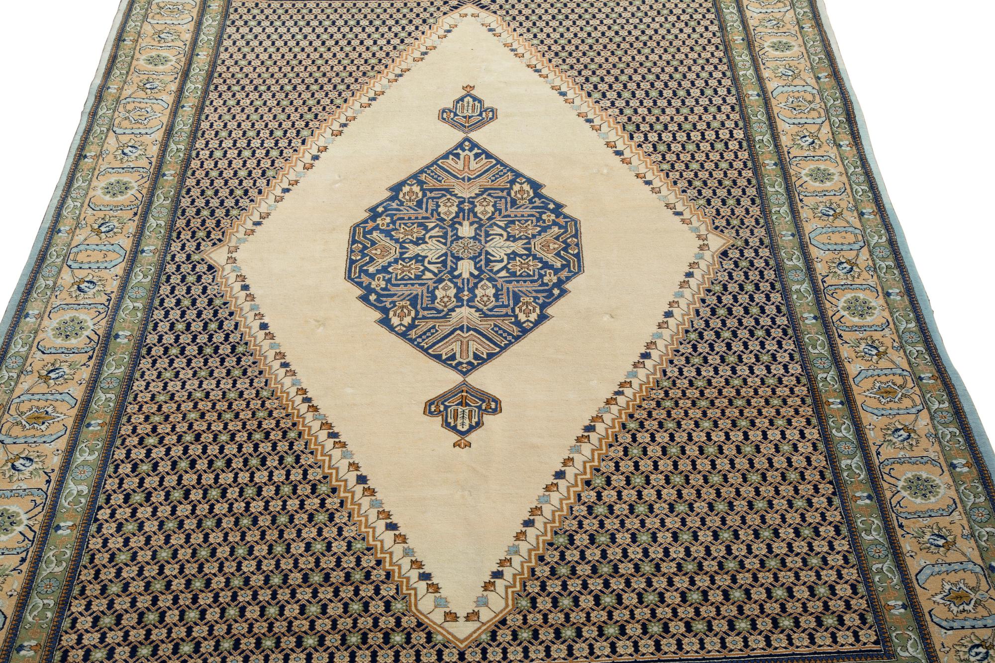 A Kashan Wool Rug