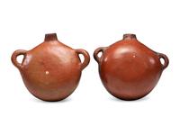 Zia Pottery Canteens, with Zia Birds