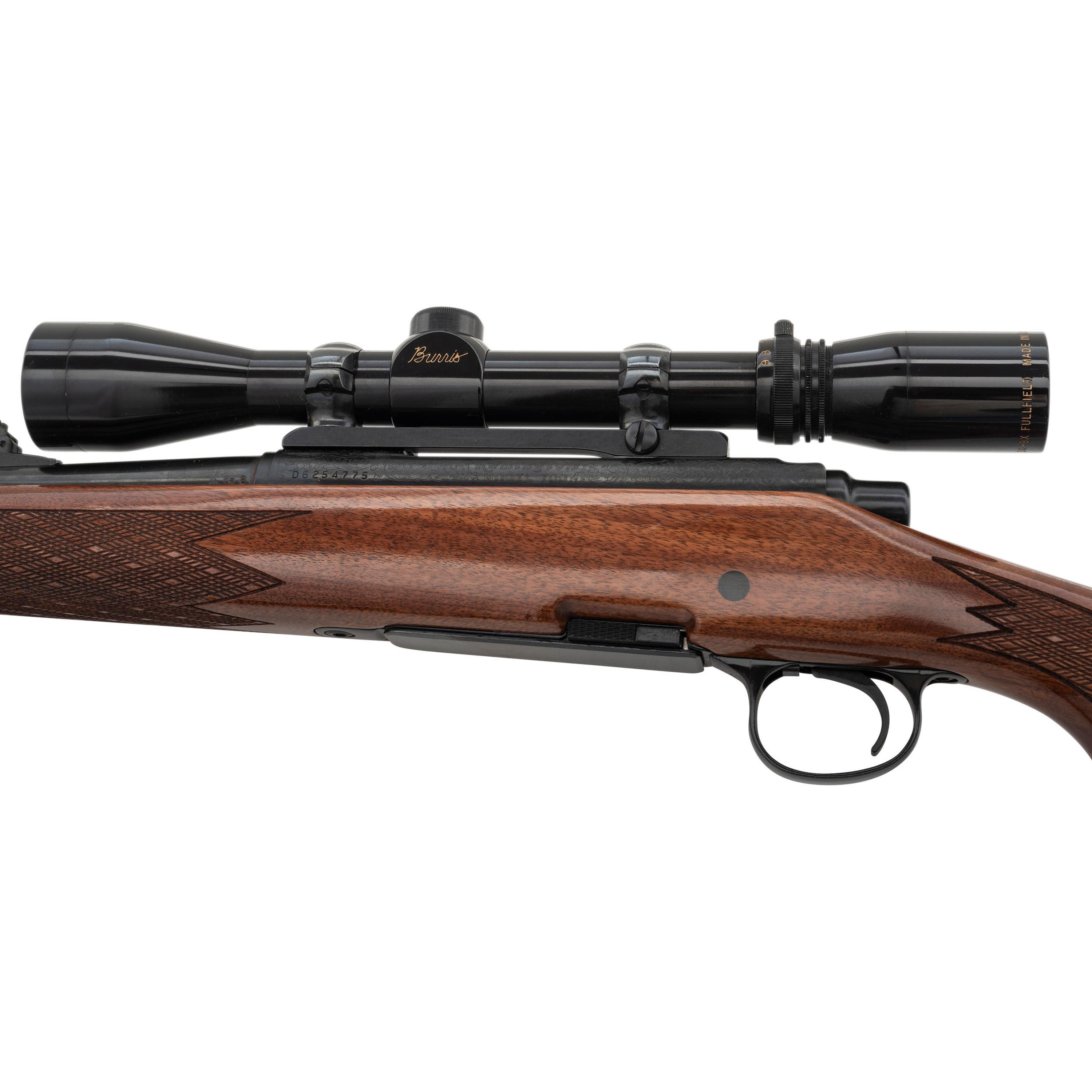 * Remington Model 700 Rifle with Burris Scope and Engraved Receiver