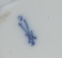 A Sevres Style Porcelain Table Casket Height 4 1/2 x width 7 1/2 inches.