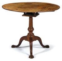 Chippendale walnut tea table philadelphia, pa, circa 1770