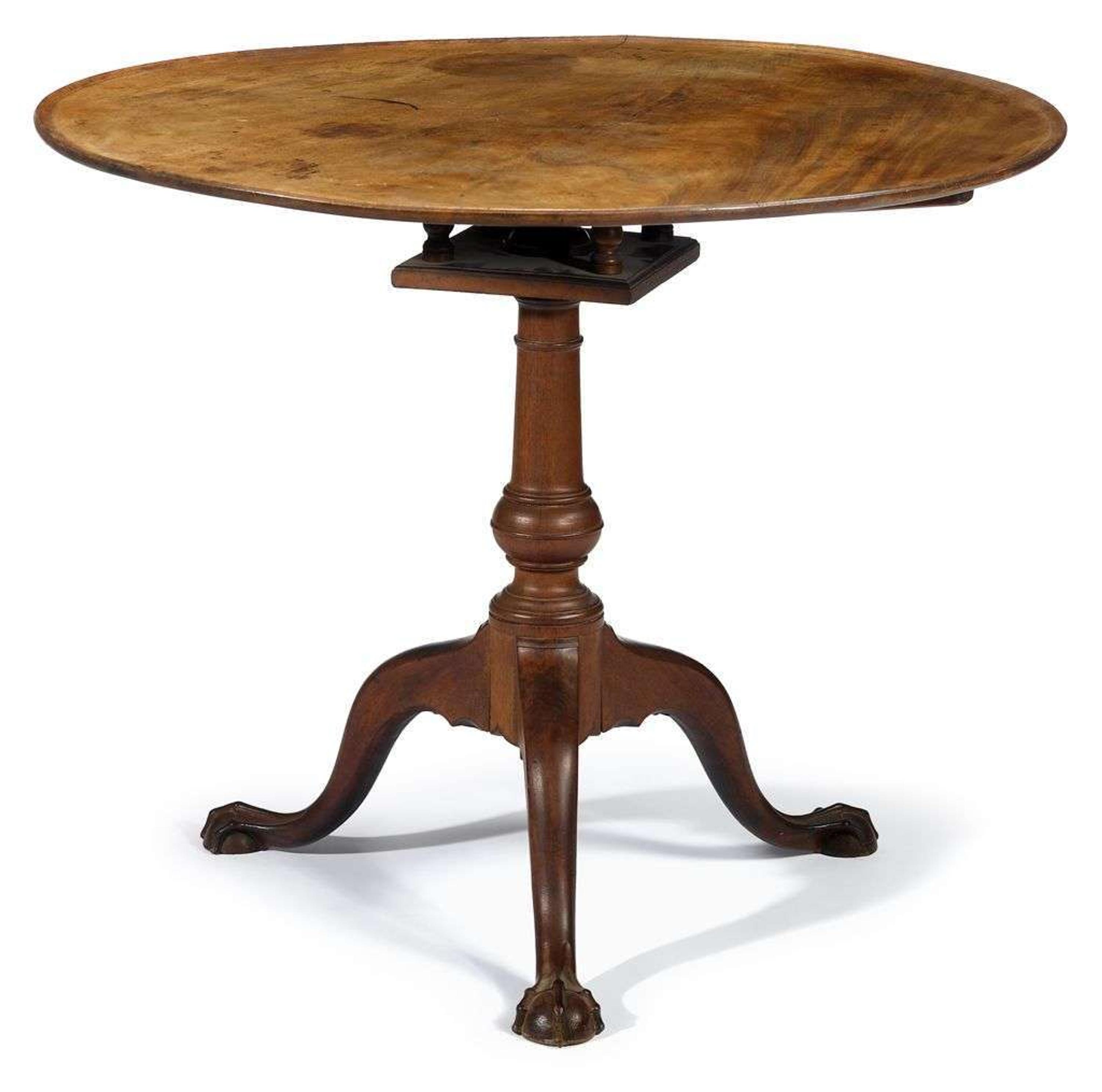 Chippendale walnut tea table philadelphia, pa, circa 1770